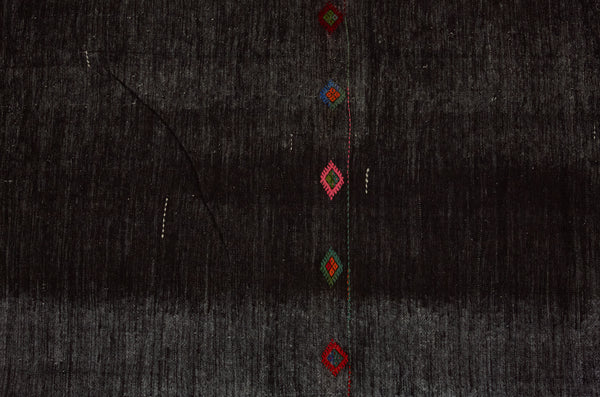 Large Bedouin Goat Hair Carpet with Central Diamond Pattern ............... (7' 5'' x 11' 5'')