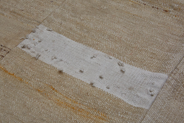 6 Banded Natural Color Hemp & Cotton Carpet with a Backing ........................ (5' 8'' x 7' 10'')