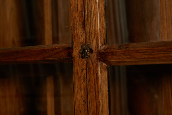 Large 2 Piece 19th Century Dutch Colonial Apothecary Cabinet from Jakarta