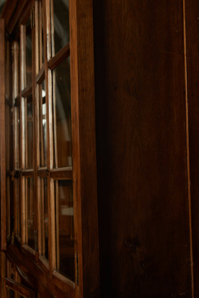 Large 2 Piece 19th Century Dutch Colonial Apothecary Cabinet from Jakarta