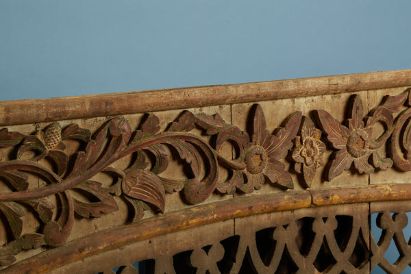 19th Century Over Door Pandil Carving from Sumatra