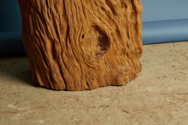 Natural Eroded Teak Sculpture