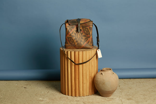 Woven Man Satchel from East Borneo