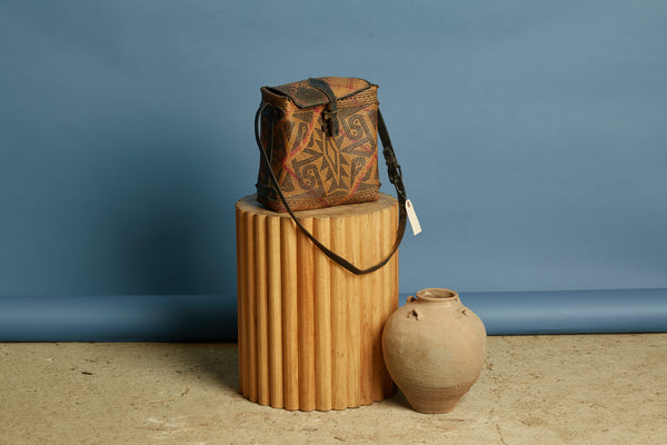 Woven Man Satchel from East Borneo