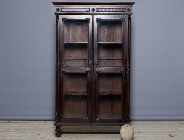 Late 19th Century Dutch Colonial Victorian Teak Cabinet from Jakarta