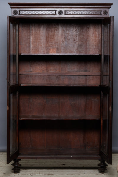 Late 19th Century Dutch Colonial Victorian Teak Cabinet from Jakarta