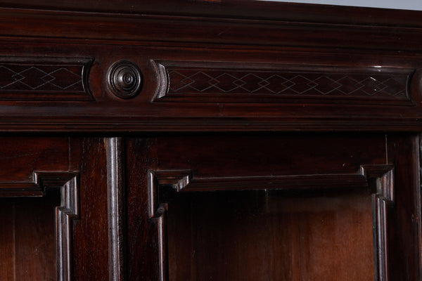 Late 19th Century Dutch Colonial Victorian Teak Cabinet from Jakarta