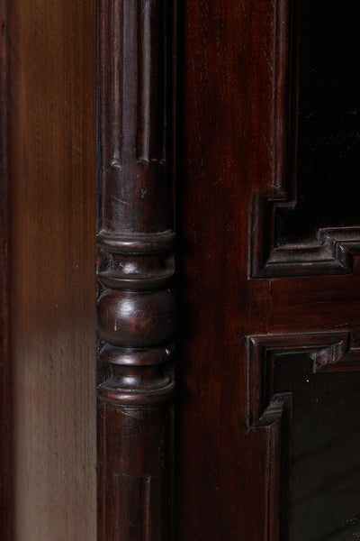 Late 19th Century Dutch Colonial Victorian Teak Cabinet from Jakarta