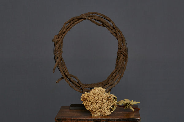 Mounted Rattan Lariat from Borneo