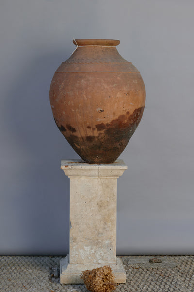 19th Century Terra Cotta Olive Oil Portuguese Oil Jar
