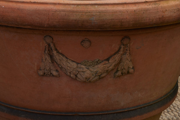 Monumental Impruneta Terra Cotta Pot
