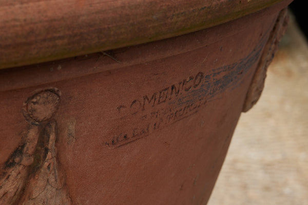 Monumental Impruneta Terra Cotta Pot