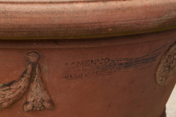Monumental Impruneta Terra Cotta Pot