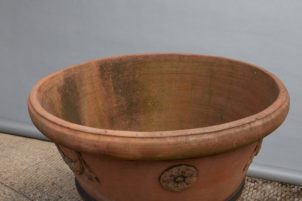 Monumental Impruneta Terra Cotta Pot
