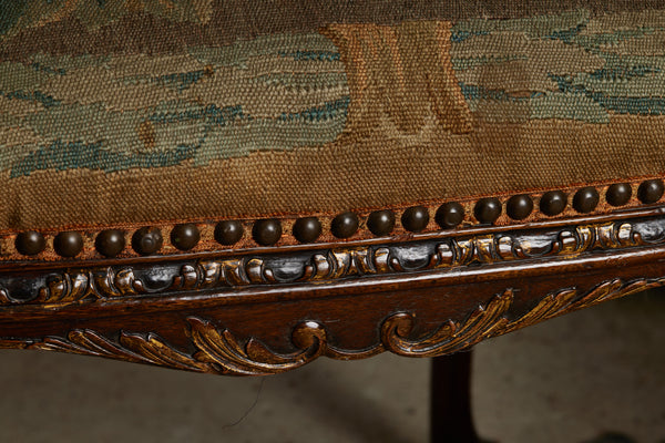 Pair of 19th Century Side Chairs Covered in an Aubusson Tapestry