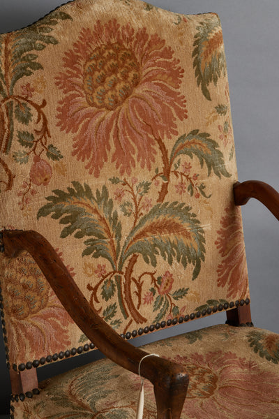 Pair of 18th Century French Beechwood Armchairs