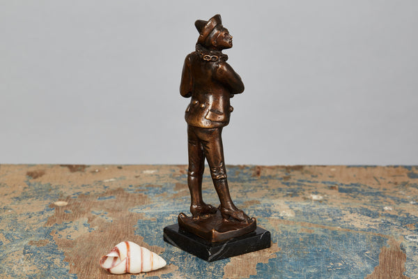 Late 19th Century Bronze of a Carnival Figure