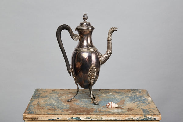 Old Paris Silver Plate Coffee Server Circa 1820