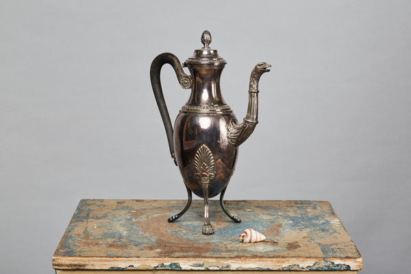 Old Paris Silver Plate Coffee Server Circa 1820