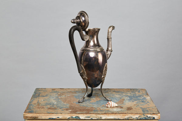 Old Paris Silver Plate Coffee Server Circa 1820