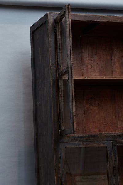 Mid 19th Century Teak Dutch Colonial Apothecary Cabinet from Jakarta