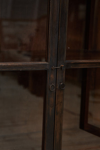 Mid 19th Century Teak Dutch Colonial Apothecary Cabinet from Jakarta