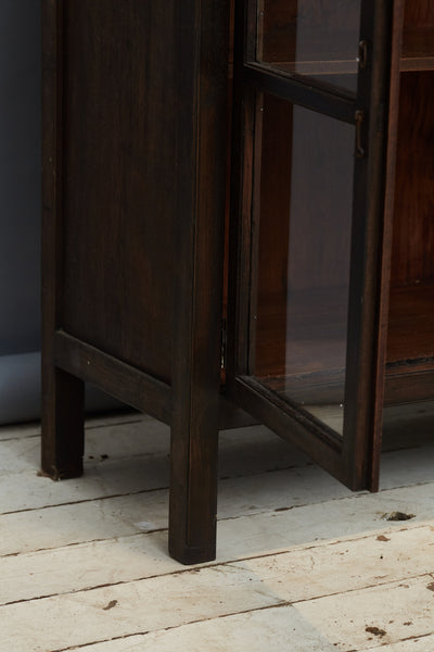 Mid 19th Century Teak Dutch Colonial Apothecary Cabinet from Jakarta