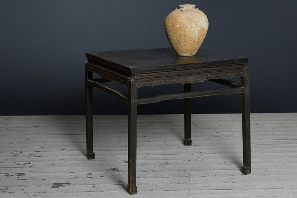 Late 17th Century/Early 18th Century, Black Laquer Ming Square Table