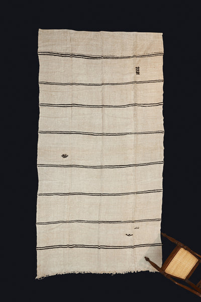 Large 1 Piece Natural Hemp & Goat Hair Carpet from Northern Iran ...................(6' 6'' x 13' 3'')