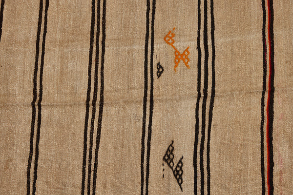 Large Natural Hemp Carpet (7' 2" x 12' 4")