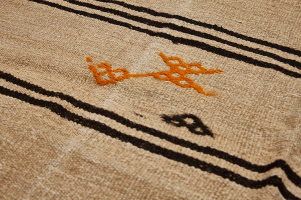 Large Natural Hemp Carpet (7' 2" x 12' 4")