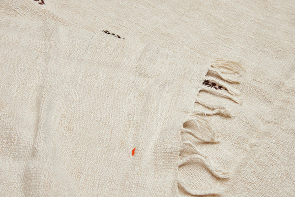 Medium Hemp Carpet with Symbols (5' 10' 'x 11' 2'')