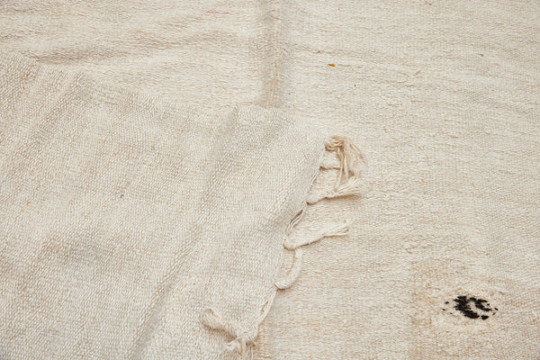 Natural Hemp Carpet-Black & Colored Symbols (5'11''x11'1'')