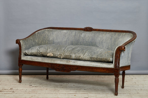 3rd Quarter 18th Century Italian Walnut Sofa