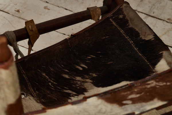 Pair of "Humahuaca Patentado" Argentian Pony Skin Gaucho Chairs