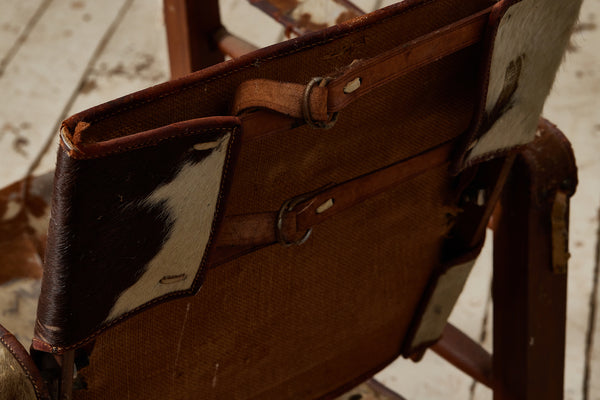 Pair of "Humahuaca Patentado" Argentian Pony Skin Gaucho Chairs