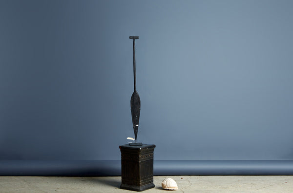 Mounted Sourwood Paddle from Borneo