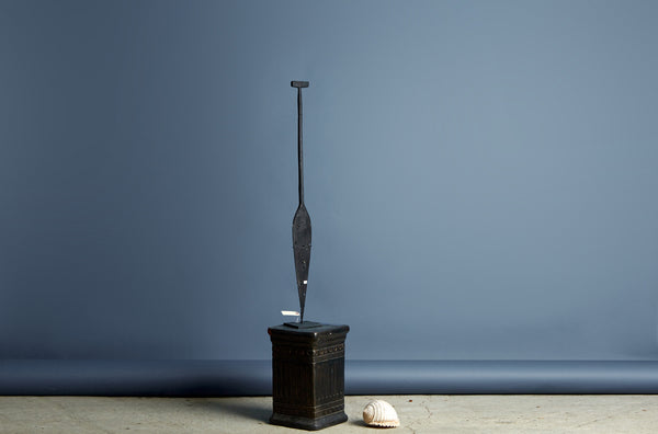 Mounted Sourwood Paddle from Borneo