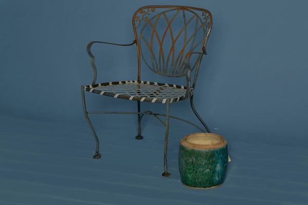 Set of 4 Wrought Iron Garden Chairs