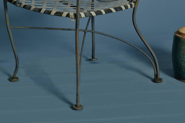 Set of 4 Wrought Iron Garden Chairs