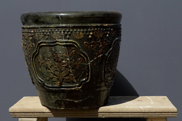 Large 18th Century Chinese Decorated Fish Bowl