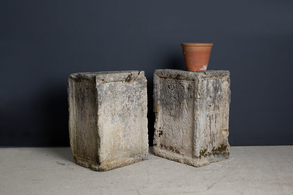 Pair of Carved 1st Century Roman Corner Stones
