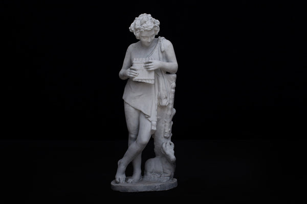 19th Century Plaster Figure of Pan