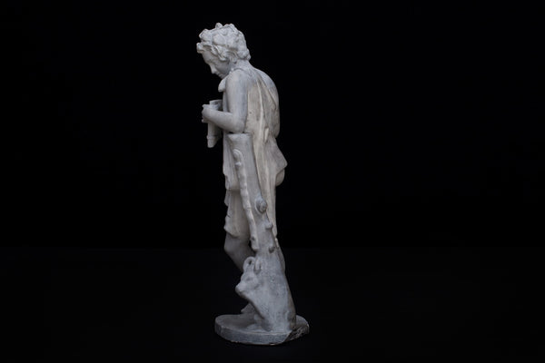 19th Century Plaster Figure of Pan
