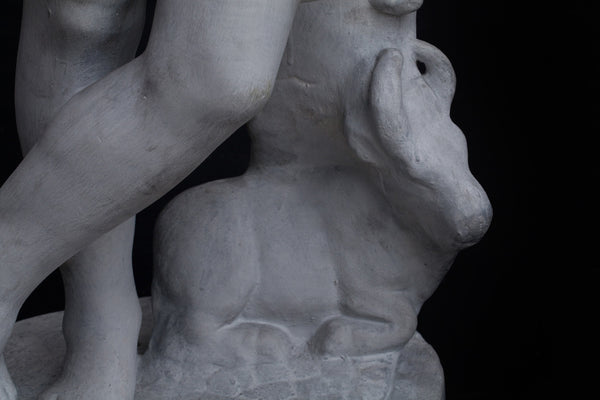 19th Century Plaster Figure of Pan