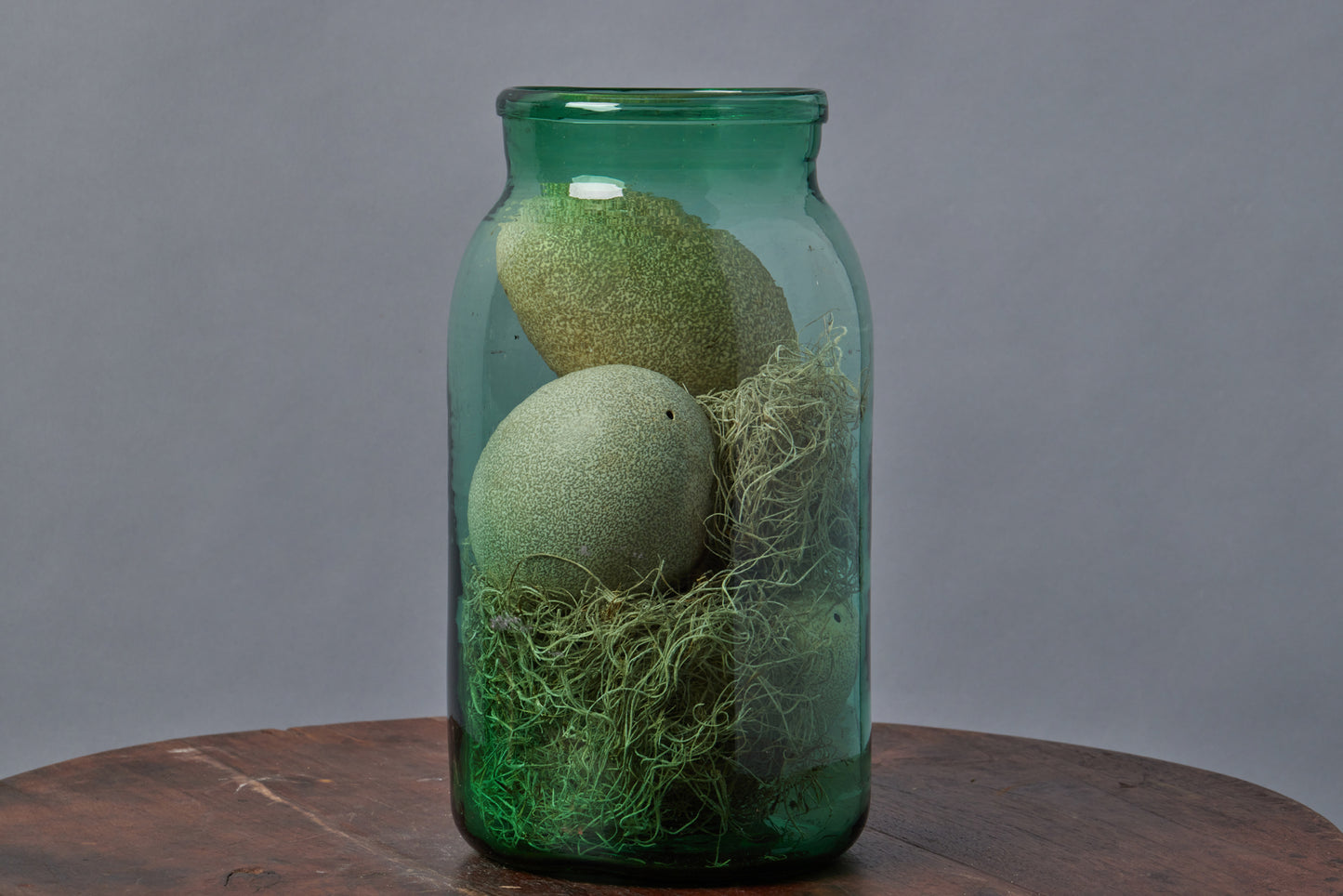 Green 19th Century Spanish Canning Jar