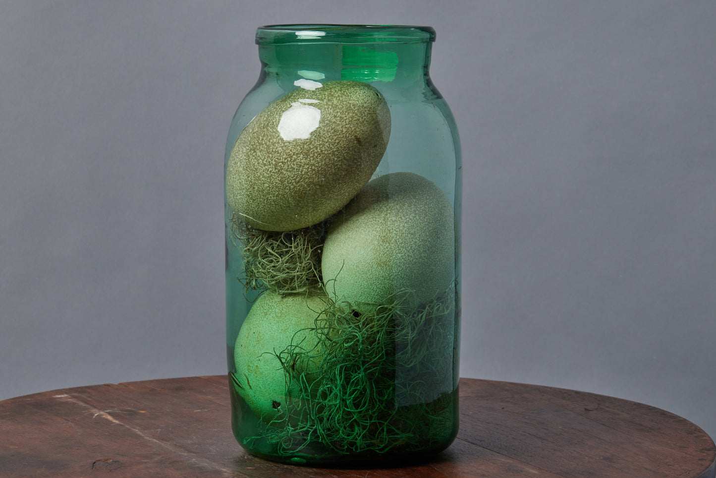 Green 19th Century Spanish Canning Jar