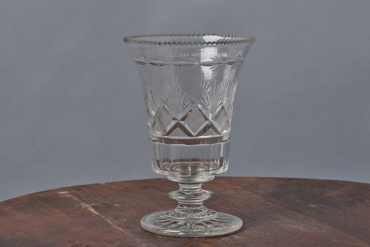 19th Century Crystal Spooner Vase