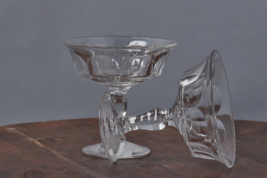 Faceted Early Crystal Compotes