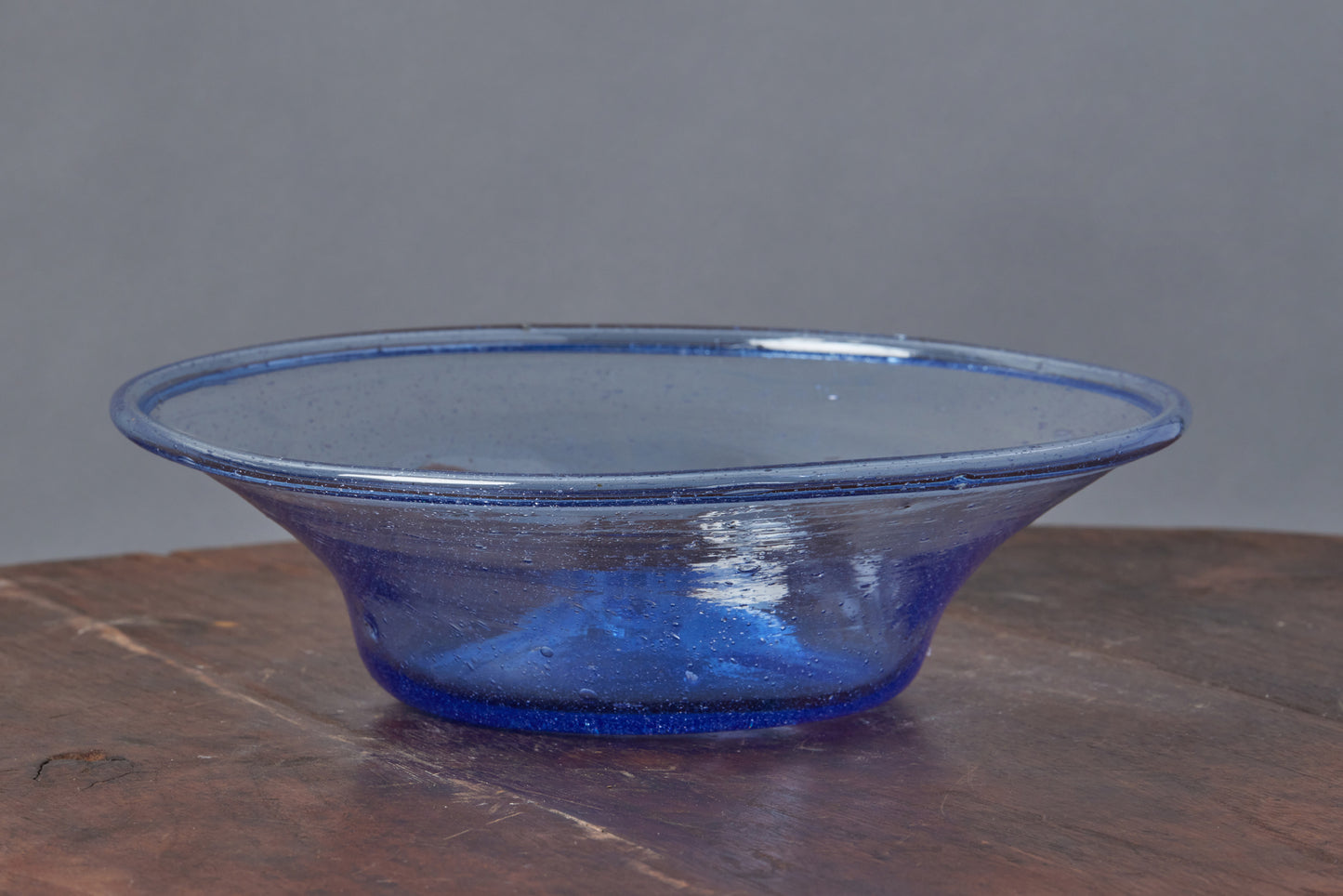 Aquamarine Blue Egyptian Blue Glass Bowl